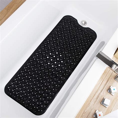 Amazon.com: TEESHLY Bathtub Mats for Shower Tub, Extra Long Non-Slip 39 ...