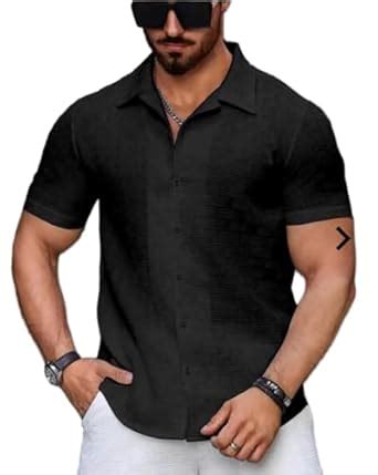 Men Regular Fit Self Design Spread Collar Casual Shirt(H-Half-CHATAI ...