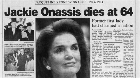 Jackie Kennedy Onassis died: Enquirer front pages from May 20