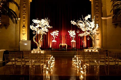 Elegant Wedding Lighting and Audio Visual at Corinthian Ballroom