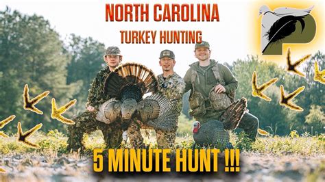 5 MINUTES WAS ALL IT TOOK!!! North Carolina TURKEY HUNTING!! - YouTube