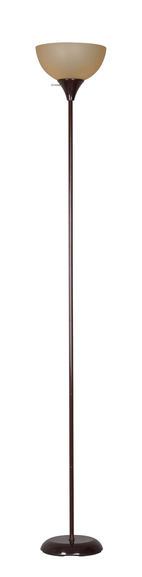 Mainstays 71" Brown Floor Lamp, Modern Design - Walmart.com