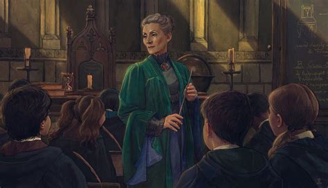 Professor Minerva McGonagall-FanArt | Dessin harry potter, Harry potter ...