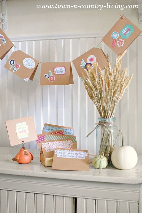 Image result for Homemade Note Cards