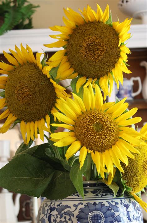 The Best Moments: Blue Sunflower Vase