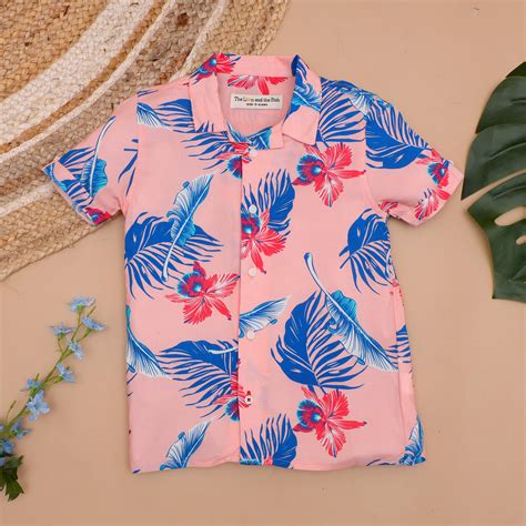 Shop Cool Tropical Flower Printed Shirts For Boys