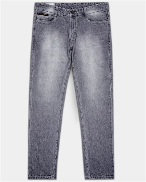 Dusty Grey Slim Fit Mid-Rise Clean Look Stretchable Denim Jeans