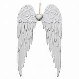 Buy Metal Angel Wings Wall Decor Hanging Wall Art Sculpture, Heavenly ...