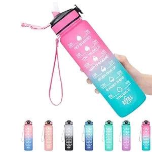 Plastic Water Bottle (Multicolor, 1000 ml) – DWARKADHISH