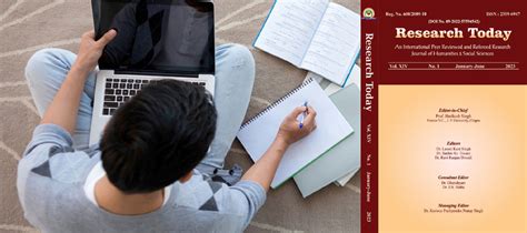 Research Today : An International Peer Reviewed & Refereed Research ...