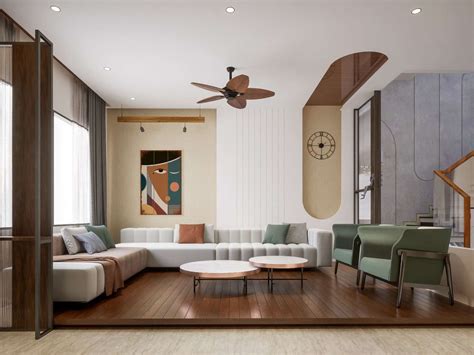 Modern living room interior design – indore | homify
