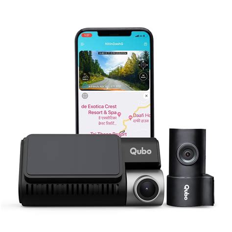Qubo Car Dashcam Pro 3K with Sony STARVIS IMX335 Sensor | Dual Channel ...