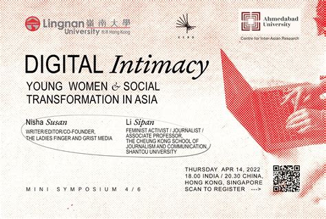 Digital Intimacy: Young Women & Social Transformation in Asia | Mini ...