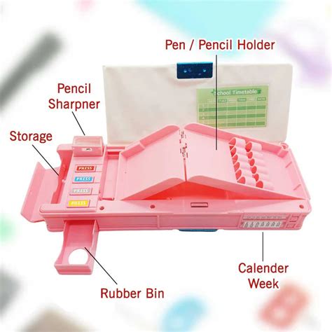 Press Case Pencil Box - Unicorn theme – LittleNods