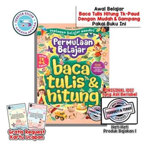 Jual Buku Calistung Anak Tk Paud Permulaan Belajar Baca Tulis Hitung ...