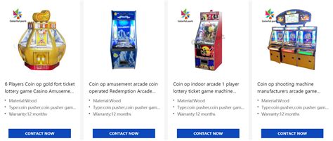 Coin pusher arcade machine