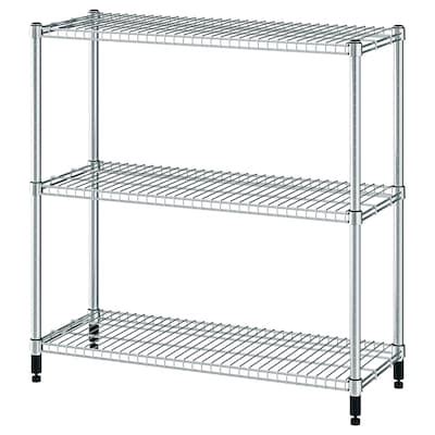 OMAR Shelving unit, galvanised - IKEA