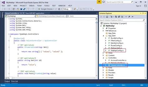 How to Create Web API Project 的图像结果