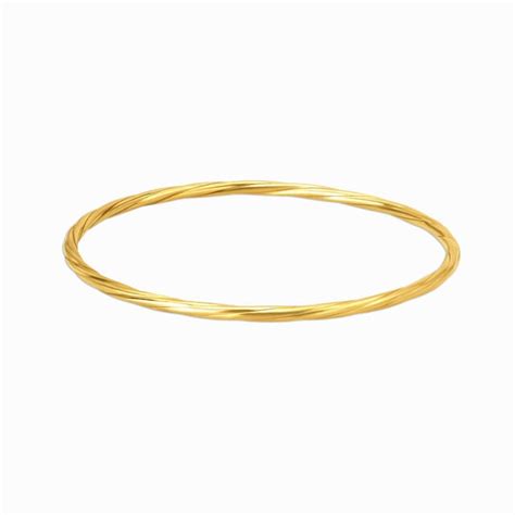 Dainty Spiral Bangle