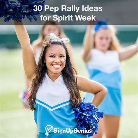 30 Pep Rally Ideas for Spirit Week | Pep rally, Rally idea, Spirit week