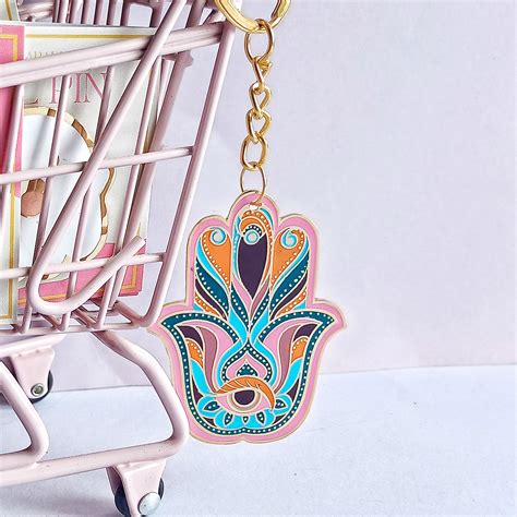 Hamsa keychain – Colourcharades