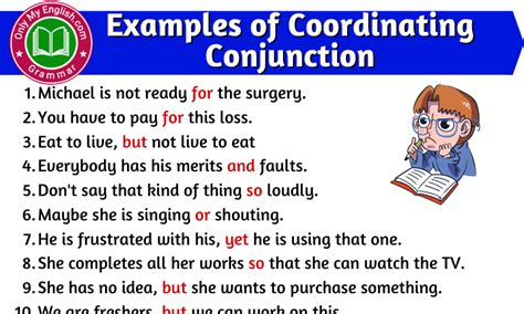 Image result for An Example of a Sentence Using Comjunction