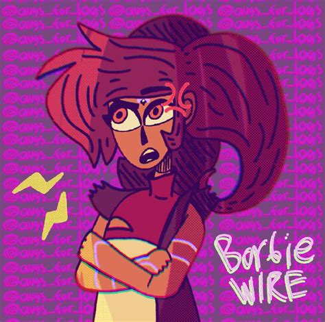 Made some fanart of Barbie wire!!! [OC] : r/HelluvaBoss