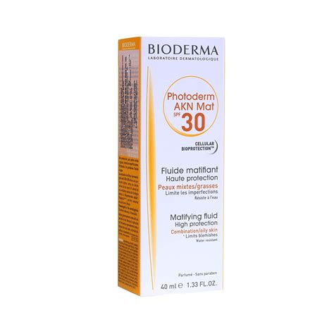 Bioderma Photoderm AKN Mat SPF 30 Anti-Blemish Sunscreen