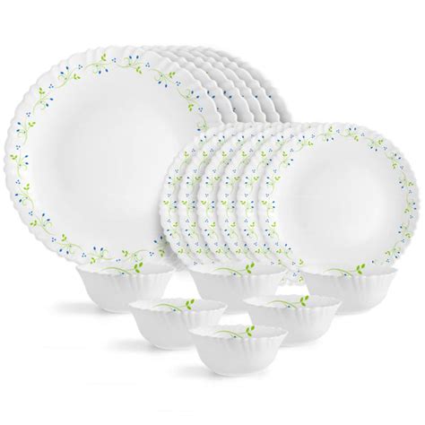 AM0637 Cello Opalware Imperial Opalware Dinner Set, 33 Units, White ...