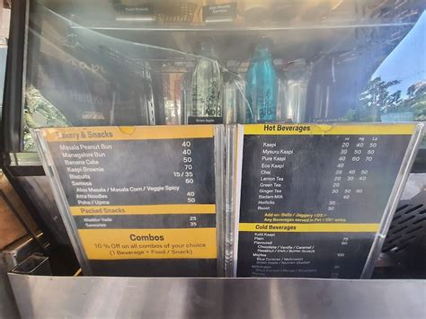 Menu at Hatti Kaapi - Lalbagh West Gate, Bengaluru, 1