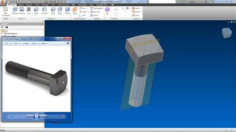 Autodesk Inventor Tutorial Bolt 的图像结果