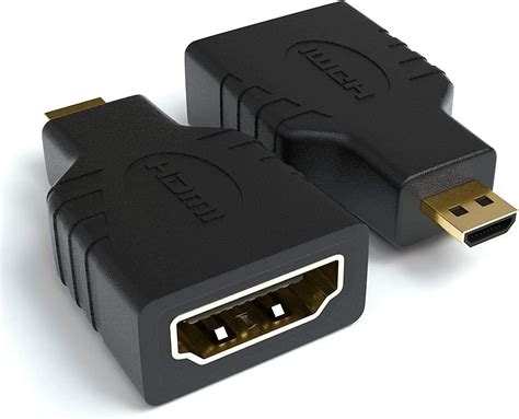 Buy JGD Products Micro HDMI Adapter (Not for Mobile Micro-USB), HDMI ...