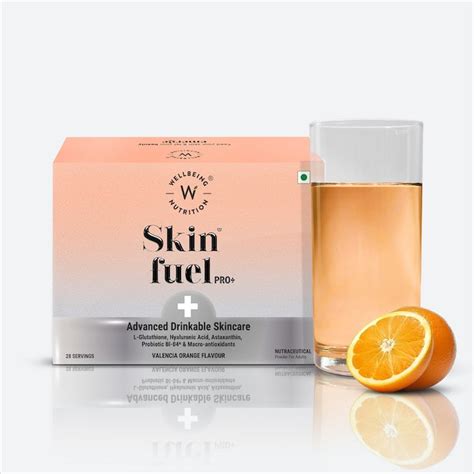 Skin Fuel Pro+ Valencia Orange Flavor Sachets | Wellbeing Nutrition