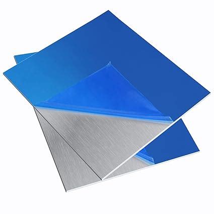 2 Pieces 6061 T651 Aluminum Sheet Metal 6X 6x0.02(24Gauge) Inch ...