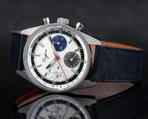 Sugess Chrono Heritage 442 Chronograph Special Dial Swan Neck Regulato ...