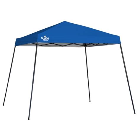 Quik Shade 9.42-ft x 9.42-ft Square Blue Pop-up Canopy at Lowes.com