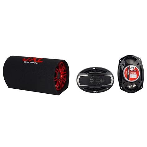 JXL 8018 8 Inch Active Bass Tube Subwoofer with Inbuilt Amplifier 4200W ...