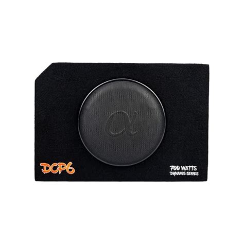 Alphasonik Dynamis DCP6 6.5 inch 600 Watts 4-Ohm Shallow Mount Flat ...