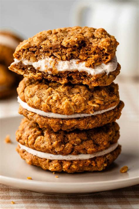 Pumpkin Oatmeal Cream Pies - Sally's Baking