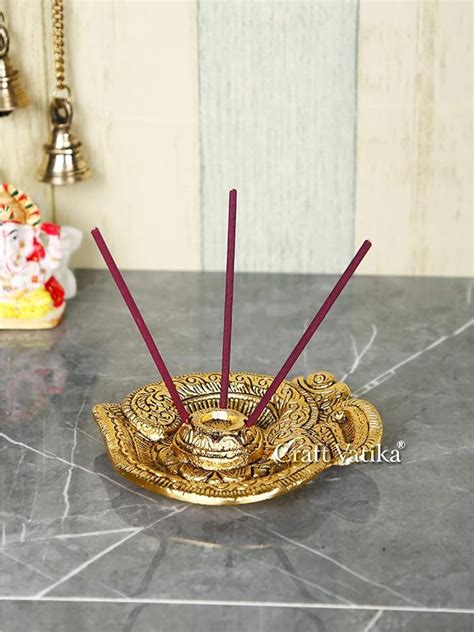 Collectible India Agarbatti Stand Incense Stick Holder with Ash Catcher ...