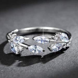 MYKI Beautiful Leaves Design Adjustable Rings for Women & Girls ...