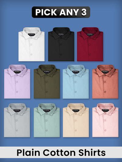 Plain Shirts For Men | Formal Plain Color Shirt For Men