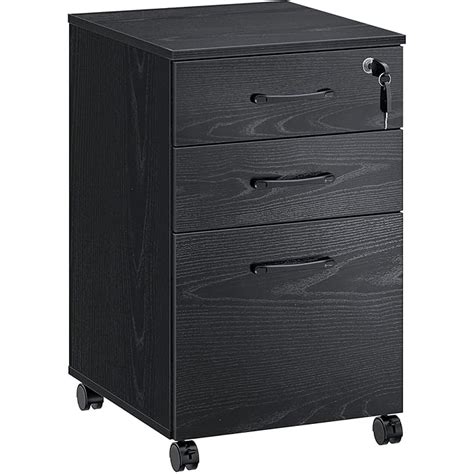 Buy Rolanstar File Cabinet 3 Drawer with 1 Lock, Rolling Mobile Filing ...