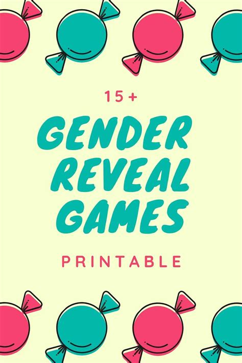 15+ Best Gender Reveal Games Printable - Fun Party Pop