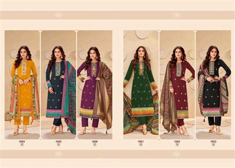 Suryajyoti Pallavi Vol 1 Ladies Dress Material Manufacturer Surat