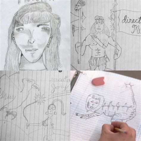 Jon Heder drew all of the drawings in Napoleon Dynamite (2004). : r ...