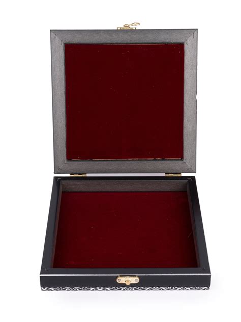 Explore Wooden Gift Box with Marble Tile | Elegance Crafted
