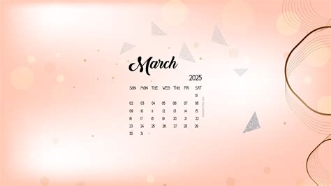 March 2025 Desktop Wallpaper Calendar - CalendarLabs