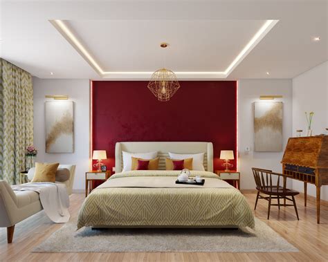 Modern Master Bedroom Feature Wall Paint Ideas