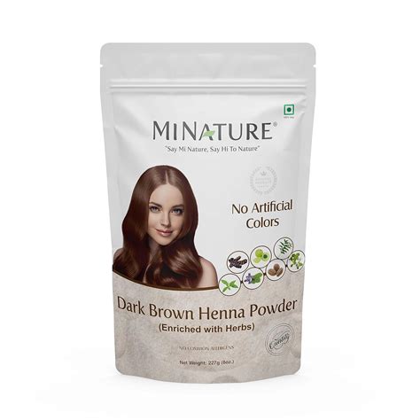 Buy minature Dark Brown Henna Powder |Henna Based Hair Color | Henna ...